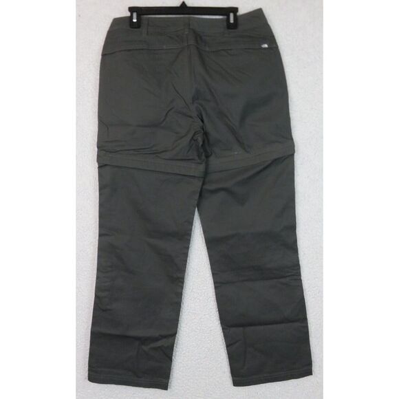 Womens The North Face Andesite Pant Size L Gray Hiking Zip Off Convertable Short - Picture 2 of 10